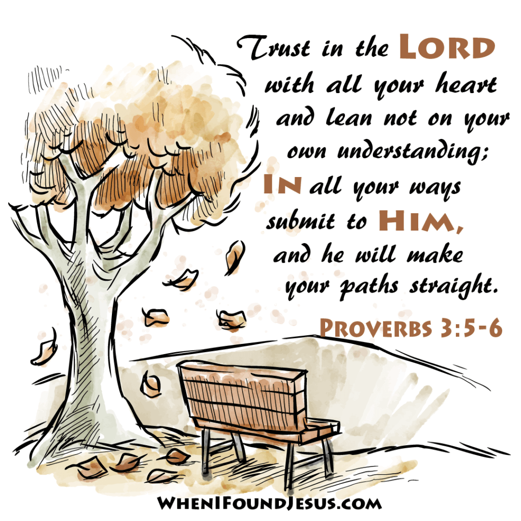Proverbs Trust in the Lord